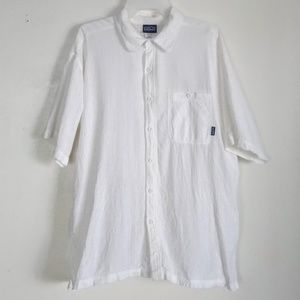 SOLD Patagonia Organic Cotton Shirt Button Mens Lg